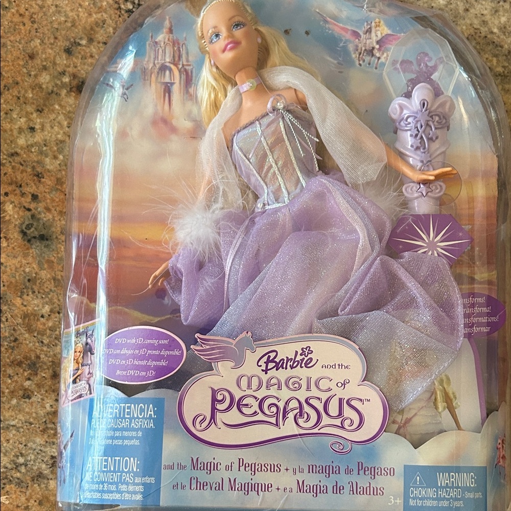 Barbie Magic of Pegasus Doll in Lavender Gown